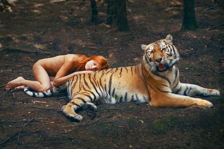 Ela registrou essas fotos impressionantes com animais vivos! 11