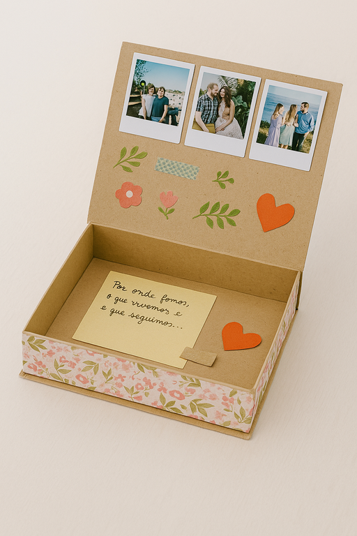 Caixa decorada com fotos: aprenda como fazer a sua